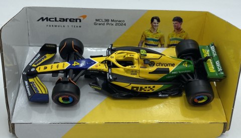 McLaren MCL38 GP Monaco F1 2024 #4 Norris BBurago 1:43 McLaren MCL38 GP Monaco F1 2024 #4 Norris BBurago 1:43