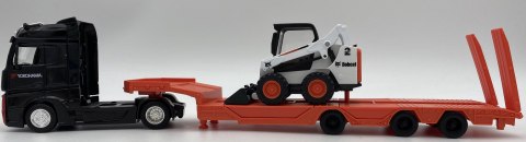 Mercedes Benz Actros Gigaspace lora ładowarka Bobcat Bburago 1:43 32313 Mercedes Benz Actros Gigaspace lora ładowarka Bobcat Bburago 1:43 32313