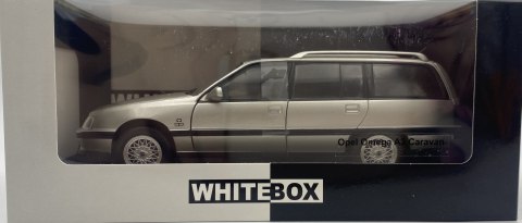 Opel Omega A2 Caravan 1990 model METAL 124165 WhiteBox 1:24 srebrny Opel Omega A2 Caravan 1990 model METAL 124165 WhiteBox 1:24 srebrny