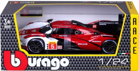 PORSCHE 963 #5 Penske Motorsport FIA WEC 24h Le Mans 1:24 BBurago 28022 PORSCHE 963 #5 Penske Motorsport FIA WEC 24h Le Mans 1:24 BBurago 28022