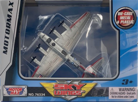 Samolot Boeing B-17 Flying Fortress 4,5" 11,5 cm METAL Motormax BOX Samolot Boeing B-17 Flying Fortress 4,5" 11,5 cm METAL Motormax BOX