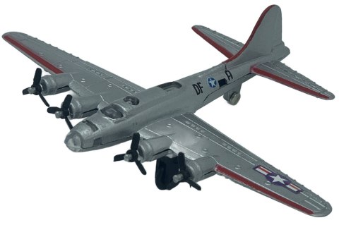 Samolot Boeing B-17 Flying Fortress 4,5" 11,5 cm METAL Motormax BOX Samolot Boeing B-17 Flying Fortress 4,5" 11,5 cm METAL Motormax BOX