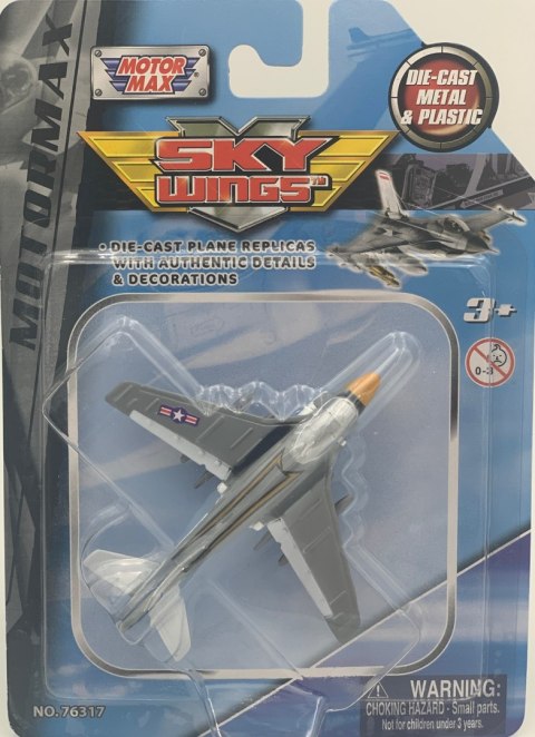Samolot Grumman EA-6A Intruder 3,5" 9 cm METAL Motormax Samolot Grumman EA-6A Intruder 3,5" 9 cm METAL Motormax