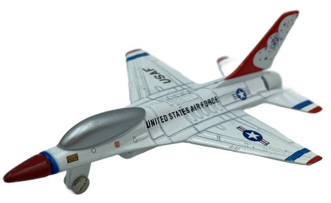 Samolot Lockheed Martin F-16 Fighting Falcon 3,5" 9 cm METAL Motormax Samolot Lockheed Martin F-16 Fighting Falcon 3,5" 9 cm METAL Motormax