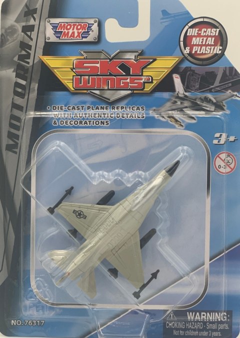 Samolot McDonnell Douglas F/A-18 Hornet 3,5" 9 cm METAL Motormax Samolot McDonnell Douglas F/A-18 Hornet 3,5" 9 cm METAL Motormax
