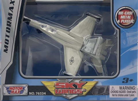 Samolot McDonnell Douglas F/A-18 Hornet 4,5" 11,5 cm METAL Motormax BOX Samolot McDonnell Douglas F/A-18 Hornet 4,5" 11,5 cm METAL Motormax BOX