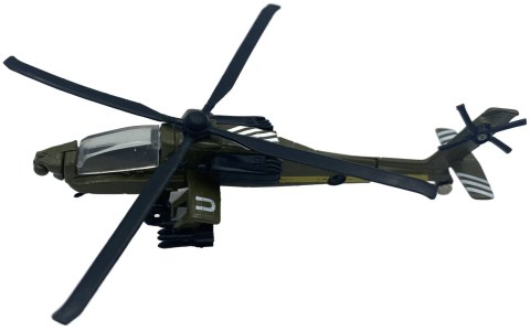 Śmigłowiec szturmowy Boeing AH-64 Apache 4,5" 11,5 cm METAL Motormax Śmigłowiec szturmowy Boeing AH-64 Apache 4,5" 11,5 cm METAL Motormax