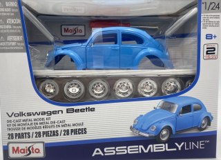 VW Volkswagen Beetle Garbus model do składania 1:24 Maisto 39926