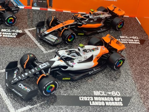 ZESTAW McLaren F1 TYLKO Norris 2022-2023 MCL36, MCL60 BBurago 1:43 ZESTAW McLaren F1 TYLKO Norris 2022-2023 MCL36, MCL60 BBurago 1:43