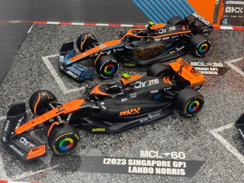ZESTAW McLaren F1 TYLKO Norris 2022-2023 MCL36, MCL60 BBurago 1:43 ZESTAW McLaren F1 TYLKO Norris 2022-2023 MCL36, MCL60 BBurago 1:43