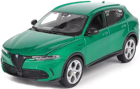 Alfa Romeo Tonale 2022 zielony 1:24 model BBurago 21109 Alfa Romeo Tonale 2022 zielony 1:24 model BBurago 21109