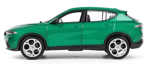 Alfa Romeo Tonale 2022 zielony 1:24 model BBurago 21109 Alfa Romeo Tonale 2022 zielony 1:24 model BBurago 21109