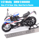 BMW S 1000 RR motocykl model 1:12 Welly 62107