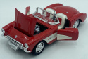 Chevrolet CORVETTE 1957 cabrio model Welly 1:24 czerwony