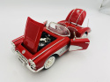 Chevrolet CORVETTE 1958 1:18 model Motormax 73109 czerwony