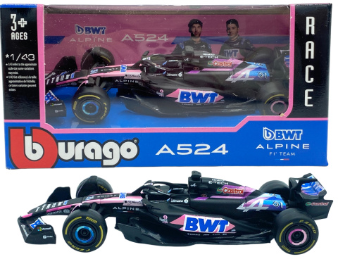 F1 BWT Alpine A524 #31 Esteban Ocon BBurago 1:43 F1 BWT Alpine A524 #31 Esteban Ocon BBurago 1:43