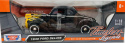 Ford Deluxe 1940 1:18 model Motormax 73108 czarny żółte płomienie