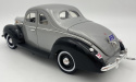 Ford Deluxe 1940 1:18 model Motormax 73108 szary z czarnym