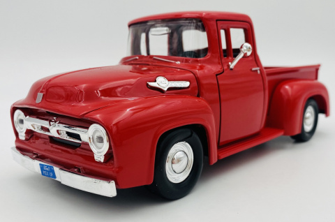 Ford F-100 Pickup 1956 1:24 Motormax 73235 czerwony Ford F-100 Pickup 1956 1:24 Motormax 73235 czerwony