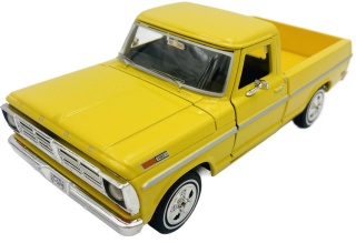 Ford F-100 Pickup 1972 1:24 Motormax 79384 żółty