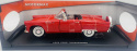 Ford Thunderbird convertible 1956 1:18 model Motormax 73173 czerwony