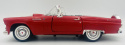 Ford Thunderbird convertible 1956 1:18 model Motormax 73173 czerwony