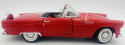 Ford Thunderbird convertible 1956 1:18 model Motormax 73173 czerwony