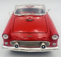 Ford Thunderbird convertible 1956 1:18 model Motormax 73173 czerwony