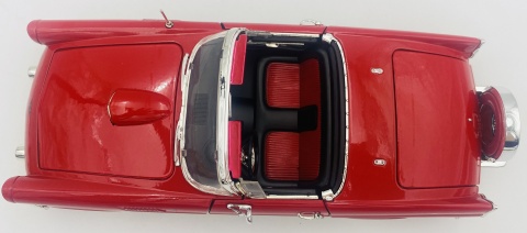 Ford Thunderbird convertible 1956 1:18 model Motormax 73173 czerwony Ford Thunderbird convertible 1956 1:18 model Motormax 73173 czerwony