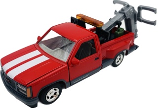 GMC Sierra GT pickup 1992 Tow Truck 1:24 Motormax 75348