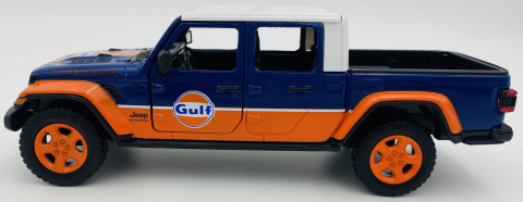 JEEP Gladiator Rubicon 2021 GULF model 1:27 Motormax 79663 JEEP Gladiator Rubicon 2021 GULF model 1:27 Motormax 79663