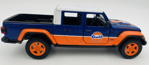 JEEP Gladiator Rubicon 2021 GULF model 1:27 Motormax 79663 JEEP Gladiator Rubicon 2021 GULF model 1:27 Motormax 79663