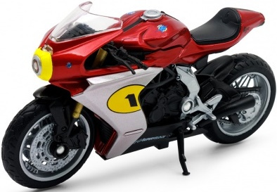 MV AGUSTA Superveloce Ago motocykl 1:18 Welly 12862 metalowy MV AGUSTA Superveloce Ago motocykl 1:18 Welly 12862 metalowy