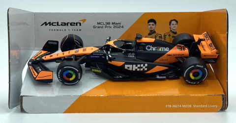 McLaren MCL38 F1 2024 Miami #81 Piastri BBurago 1:43