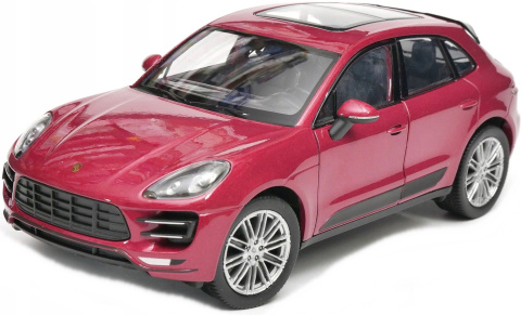 Porsche Macan Turbo Welly 24047 1:24 bordowy Porsche Macan Turbo Welly 24047 1:24 bordowy