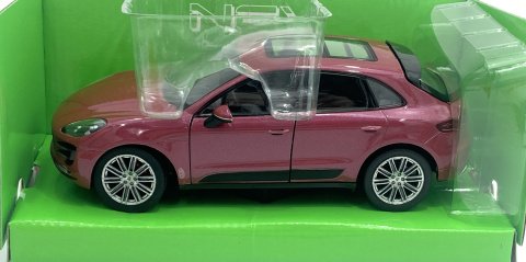 Porsche Macan Turbo Welly 24047 1:24 bordowy Porsche Macan Turbo Welly 24047 1:24 bordowy