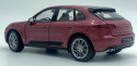 Porsche Macan Turbo Welly 24047 1:24 bordowy