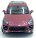 Porsche Macan Turbo Welly 24047 1:24 bordowy