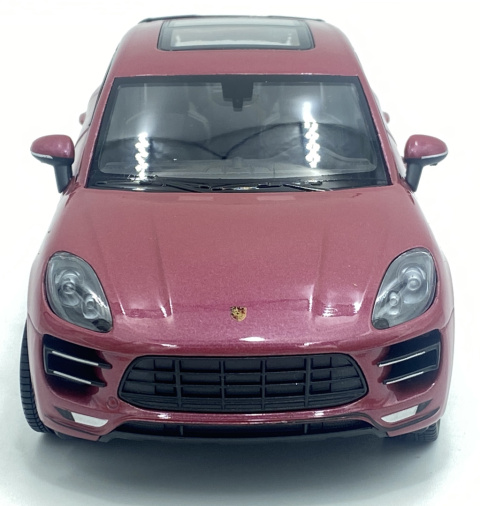 Porsche Macan Turbo Welly 24047 1:24 bordowy Porsche Macan Turbo Welly 24047 1:24 bordowy