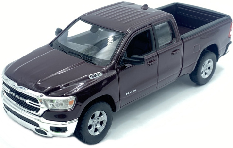 RAM 1500 Hemi 2019 Bighorn pickup model Welly 1:27 bordowy RAM 1500 Hemi 2019 Bighorn pickup model Welly 1:27 bordowy