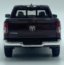 RAM 1500 Hemi 2019 Bighorn pickup model Welly 1:27 bordowy