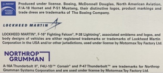 Samolot F-16 Fighting Falcon duży model podstawka METAL Motormax bez uzbrojenia