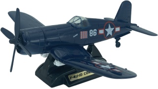 Samolot Vought F-4U 1D Corsair duży model podstawka METAL Motormax 76355