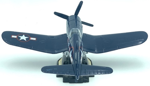 Samolot Vought F-4U 1D Corsair duży model podstawka METAL Motormax 76355 Samolot Vought F-4U 1D Corsair duży model podstawka METAL Motormax 76355