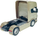 Scania V8 R730 ciągnik siodłowy model WELLY 32670 metal 1:32 złoty