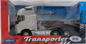 VOLVO FH 500 3 osiowy ciągnik siodłowy model WELLY metal 1:32 srebrny