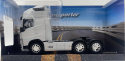 VOLVO FH 500 3 osiowy ciągnik siodłowy model WELLY metal 1:32 srebrny