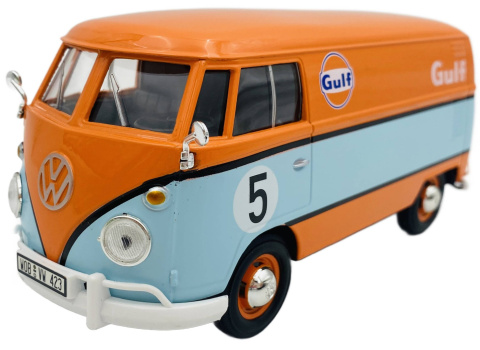 VW Type 2 T1 Delivery Van GULF model 1:24 Motormax 79649 VW Type 2 T1 Delivery Van GULF model 1:24 Motormax 79649