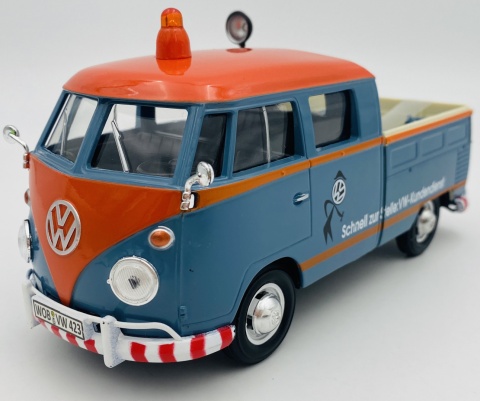 VW Type 2 T1 Service Pickup model 1:24 Motormax 79555 VW Type 2 T1 Service Pickup model 1:24 Motormax 79555