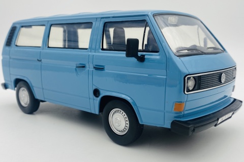 VW Type 2 (T3) Transporter 1:24 Motormax 79376 niebieski VW Type 2 (T3) Transporter 1:24 Motormax 79376 niebieski